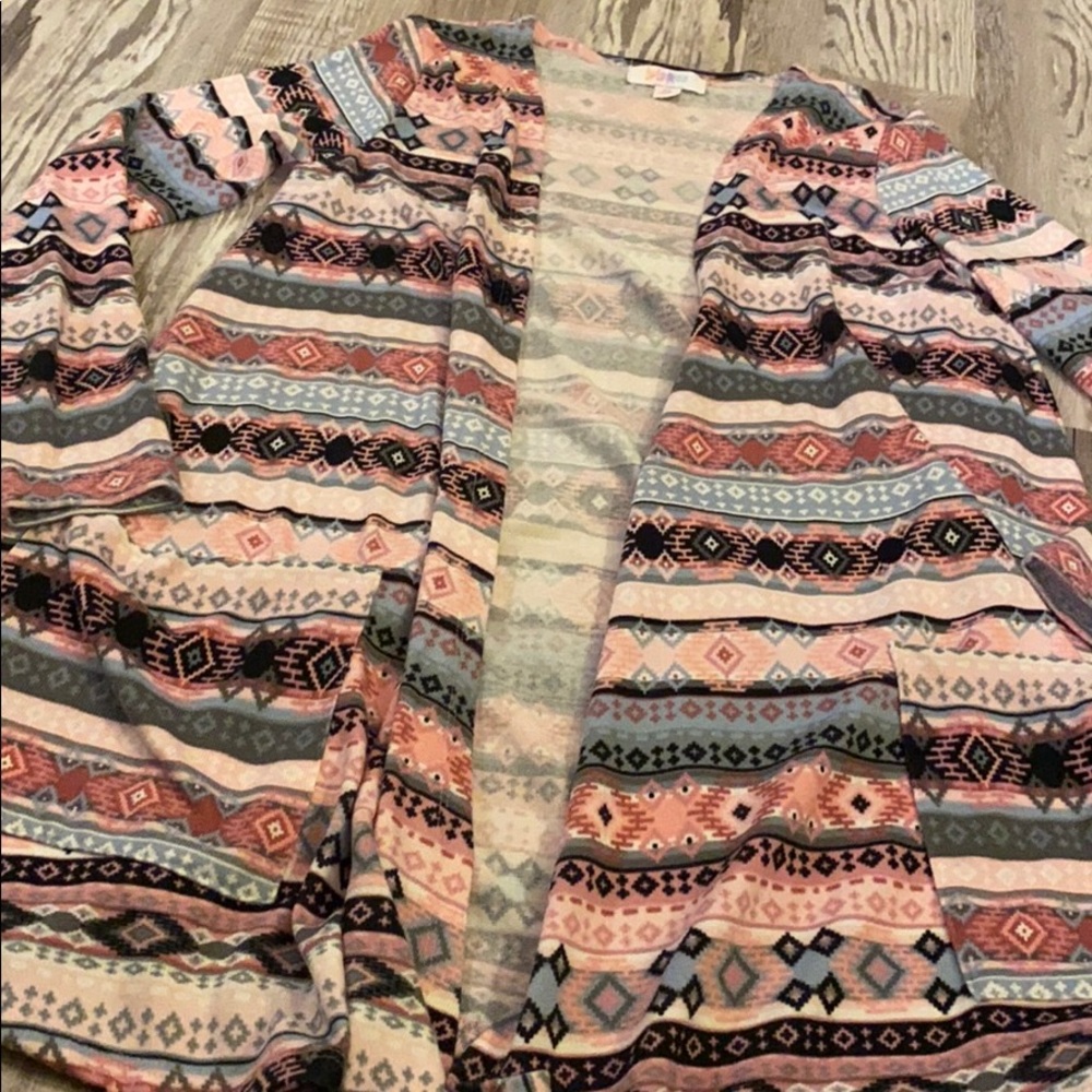 LuLaRoe Caroline Aztec print cardigan